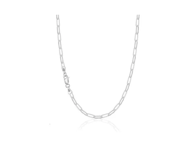Iefwell Solid Silver Chain Necklace For Women – 3… Code