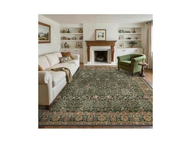 Bavni Washable Rugs 8×10-machine Washable Rug… Code