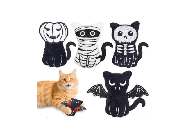 Retro Shaw Cat Toys 4pcs Catnip Toys For Indoor… Code