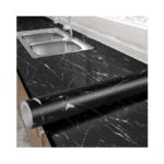 Amazon coupon: Lxcreat Black Marble Contact Paper Peel