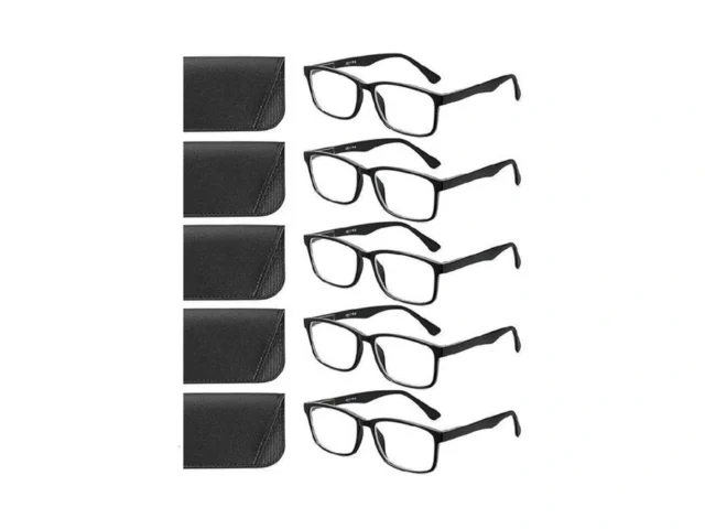 Jolisu Reading Glasses For Women 5 Pack Black Blue… Code