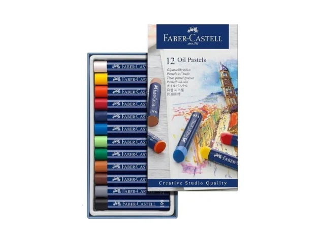 Faber-castell Creative Studio Oil Pastel Crayons 12…
