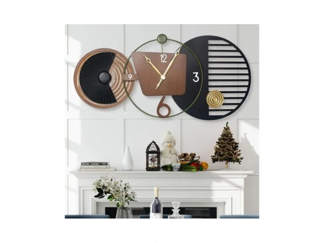 Tiuposr 41×20 Inch Modern Wall Clocks Large Round… Code