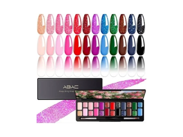 Abac 24 Color Hema-free Solid Gel Nail Polish Ombre… Code