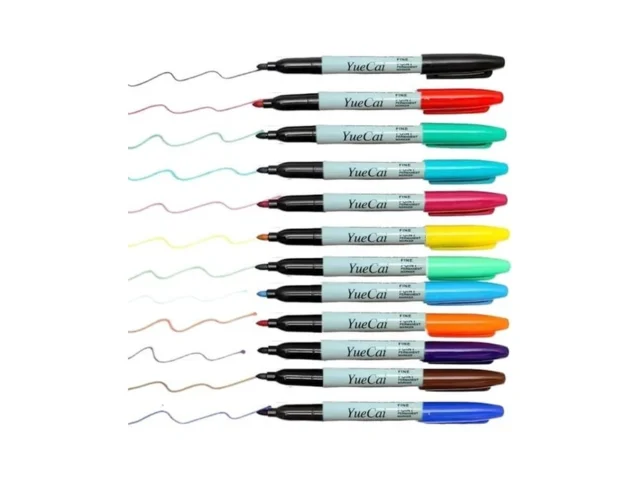 Yuecai Permanent Markers Fine Tip 1 0mm Quick… Code