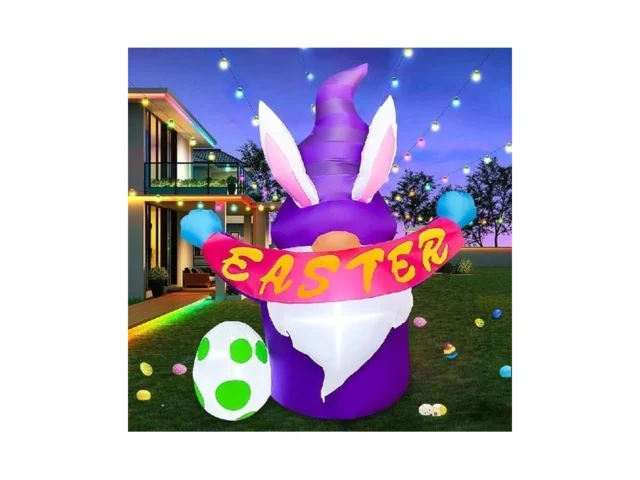 Joyease 4ft Easter Inflatables Outdoor Decoration… Code