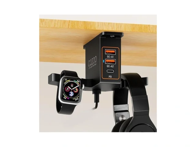 Cozoo Headphone Stand With Usb Charger Under Desk… Code