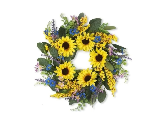 Homekaren Wreaths For Spring And Summer 22 Inch… Code