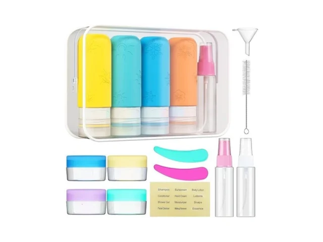 16 Pack Travel Bottles For Toiletries Silicone Tsa… Code