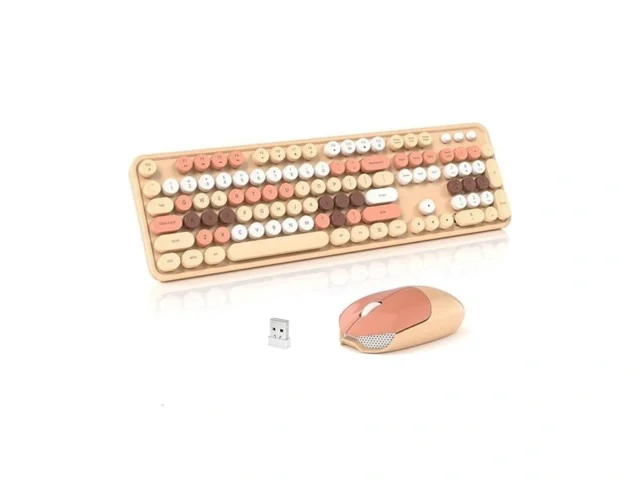 Sqmd Wireless Keyboard And Mouse Combo 2 4ghz Retro… Code