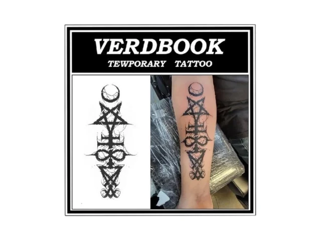 Verdbook Waterproof Temporary Tattoos 2-sheet… Coupon