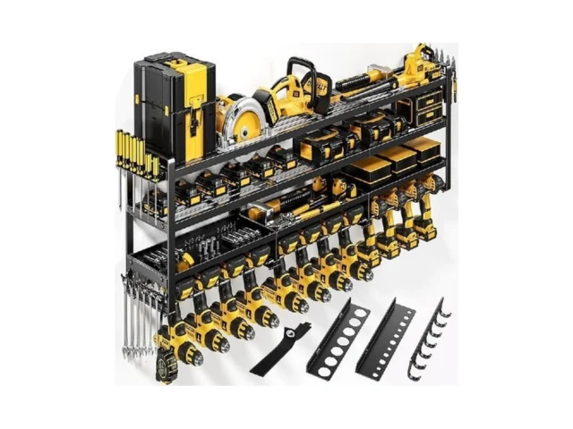 Pokipo 49 W Large Power Tool Organizer Wall Mount 4… Code