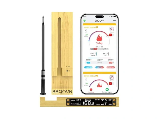 Bbqovn Wifi Sub-1g Wireless Meat Thermometer… Code
