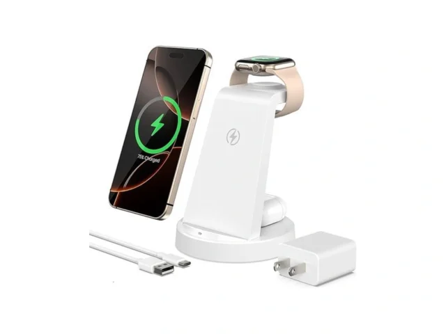 Charging Station For Iphone Charger Stand 3 In 1… Code