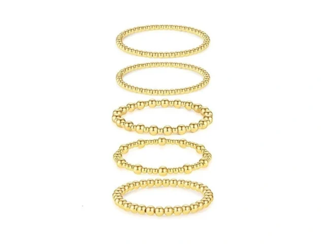 Znboh Gold Bracelets For Women Beaded Bracelet 18k… Code