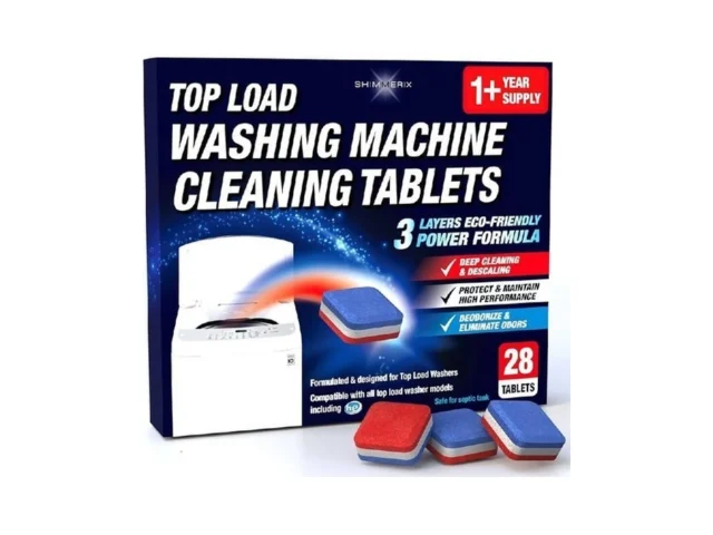 Washing Machine Cleaner Tablets 28 Pack For He Top… Coupon