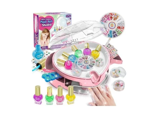 Battop Kids Nail Polish Set For Girls Kids Nail Kit… Code