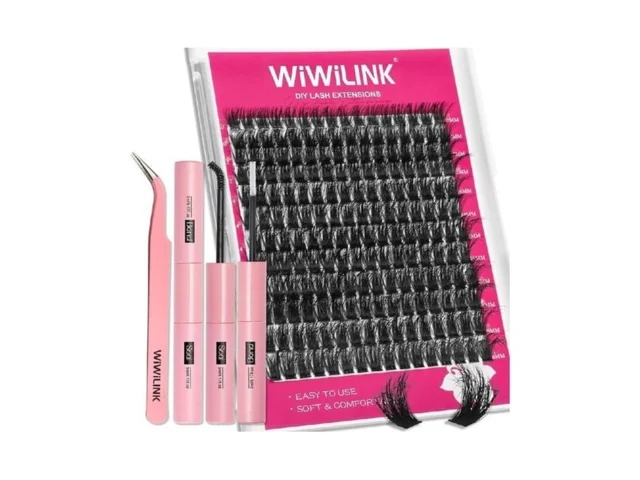 Wiwilink Lash Clusters Kit Fluff Eyelash Clusters… Code