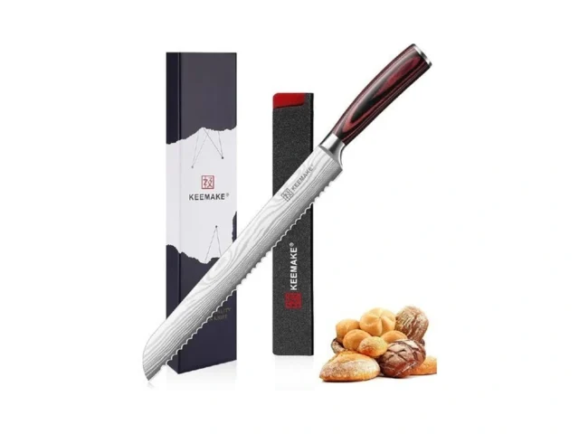 Keemake 10 Inch Bread Knife For Homemade Bread -… Code
