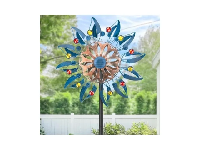 Solar Wind Spinner Waterproof Outdoor Metal Wind… Code