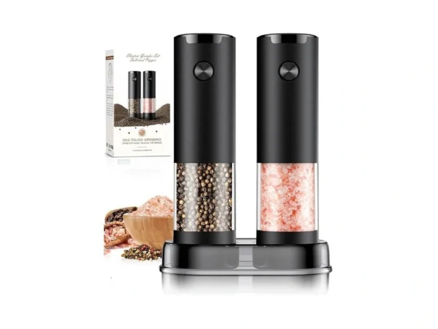 Electric Salt And Pepper Grinder Set Automatic… Code