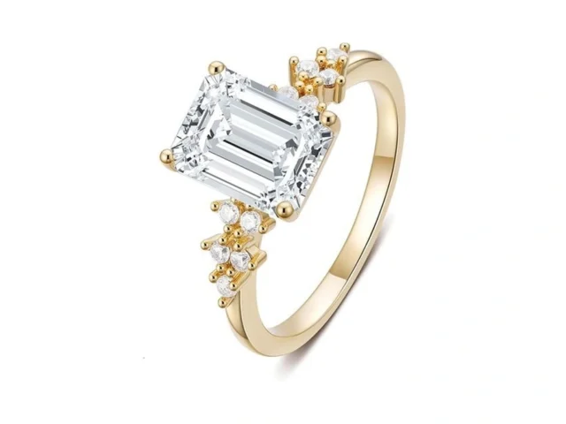 Zoesky 3ct Engagement Rings For Women Princess Cut… Code