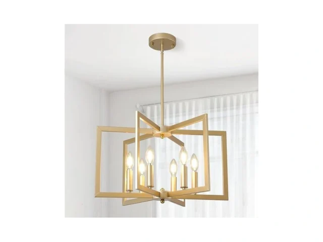 Axamate 21in Gold Chandelier For Dining Room… Code