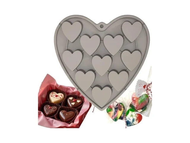 Heart Shaped Cake Pans Heart Silicone Mold For… Code