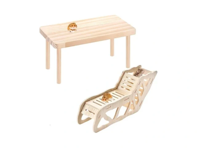 2-piece Set Hamster Game Wooden Platform Tunnel… Coupon