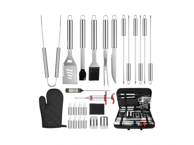 27 Pcs Grill Utensils Set For Outdoor Grill… Coupon