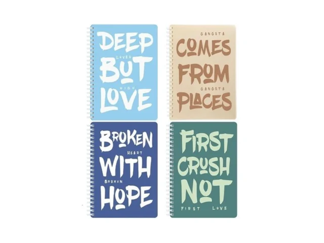 Niodel 4 Pack Spiral Notebook For Note Taking A5… Code