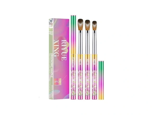 3pcs Acrylic Nail Brush Set 8 12 14 Kolinsky Nail… Coupon