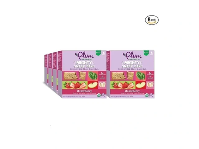Plum Organics Mighty Snack Bars – Strawberry – 0 67…