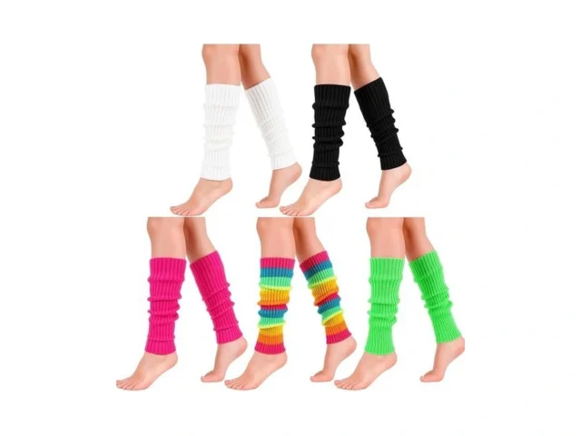 Jspupifip Ballet Leg Warmers Y2k – 5 Pairs 80s Neon… Code