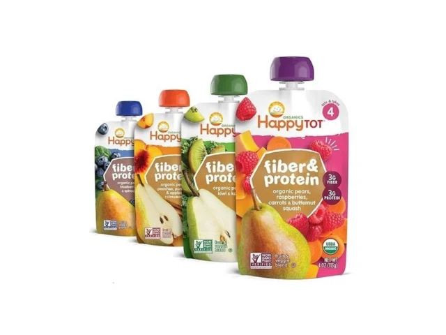 Happy Tot Organics Stage 4 Baby Food Pouches Gluten…