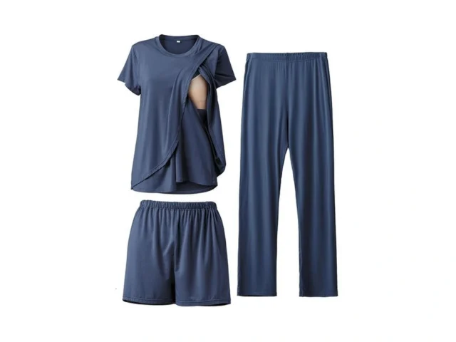 Rnxrbb 3 Piece Postpartum Nursing Pajamas Set… Coupon