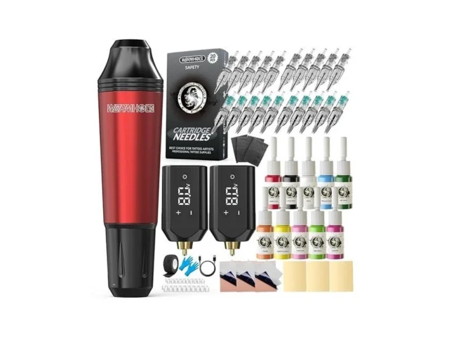 Wormhole Wireless Tattoo Machine Kit 2pcs Wireless… Code