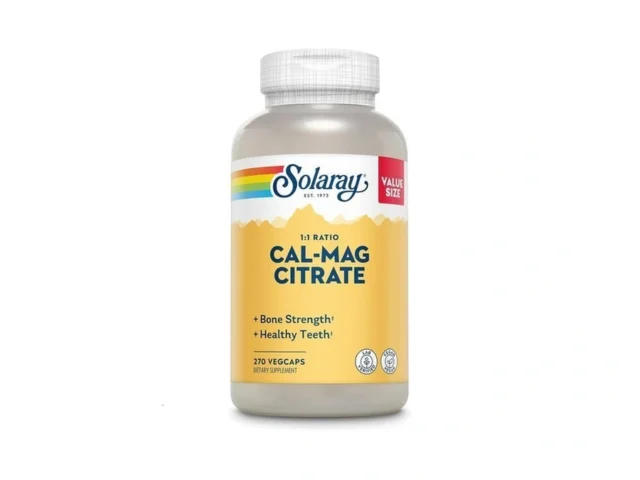 Solaray Calcium Magnesium Citrate 1000mg 1 1 Ratio… Coupon
