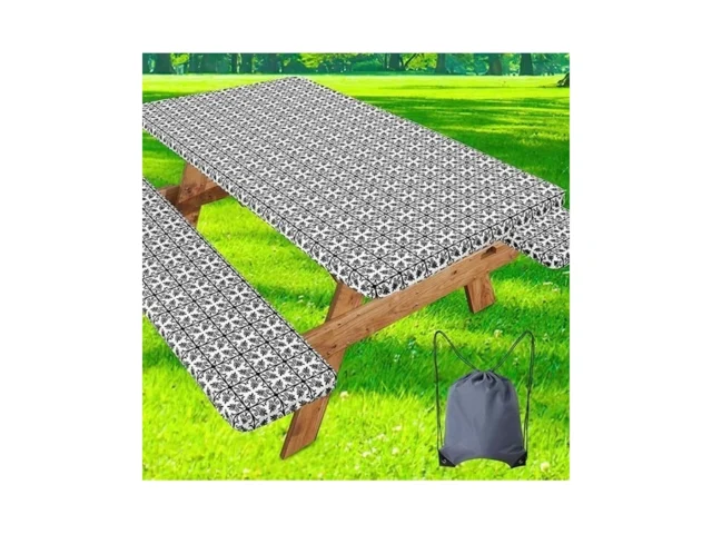 Misaya Picnic Table Cover With Bench Cover… Code