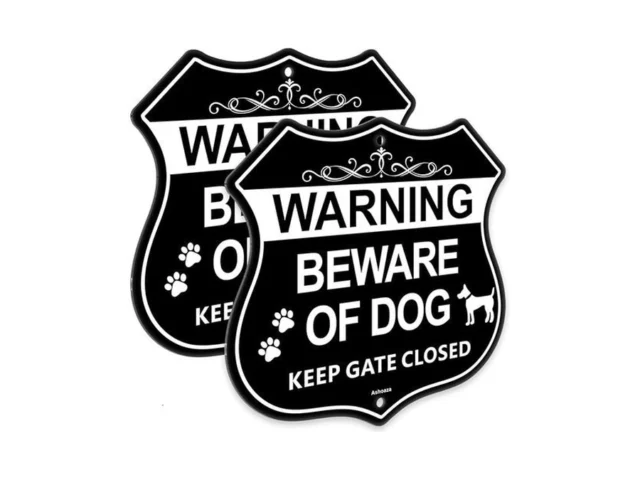 Ashoaza Beware Of Dog Signs For Fence Warning… Coupon