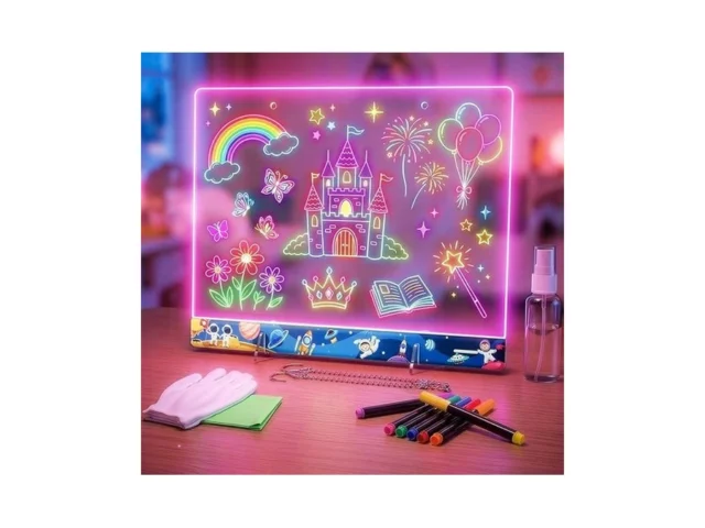 16 Lumiboard Led Drawing Board For Kids – 7 Colors… Code