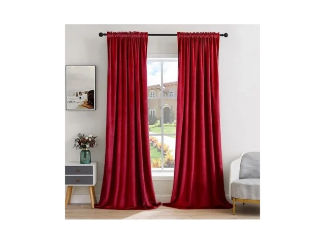 Miulee Christmas Red Velvet Curtains Thermal… Coupon