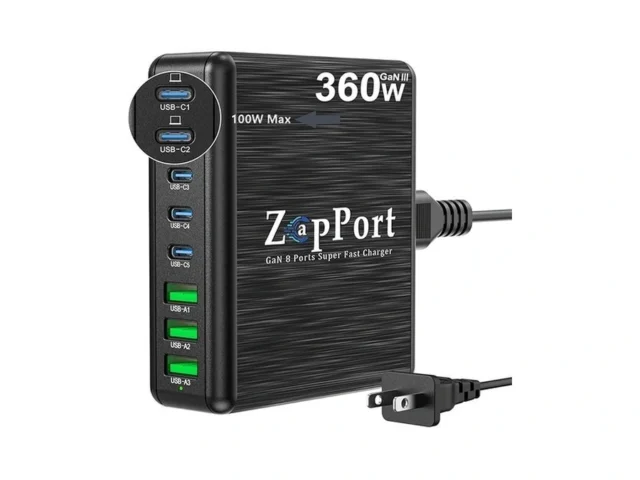 360w Usb C Charging Station – 8 Ports Fast Charger… Code