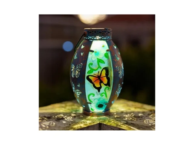 Sunnygarden Butterfly Hanging Solar Lantern Outdoor… Code