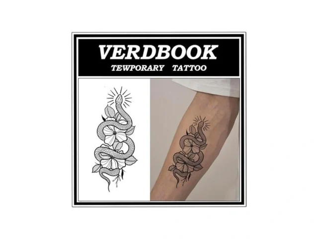 Verdbook Waterproof Temporary Tattoos 2-sheet… Coupon