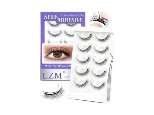 Lzm Self Adhesive Eyelashes Preglued Glueless No… Code