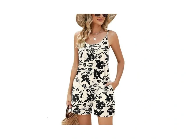 Lomon Jumpsuits For Women Dressy Crewneck Loose… Coupon