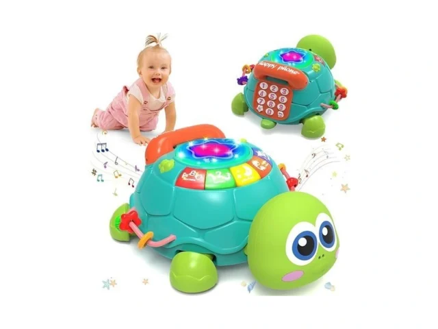 Hanayo Baby Toys 6 To 12 Months Musical Turtle… Code