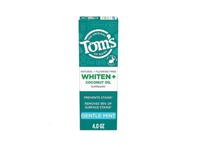 Tom S Of Maine Whiten Plus Coconut Oil Fluoride… Coupon