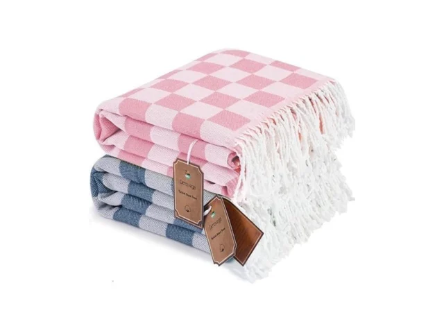 2 Packs Turkish Beach Towels Vacation Essentials… Code